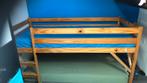 Half hoogslaper bed hout 90x200cm, Ophalen of Verzenden, Gebruikt, Halfhoogslaper