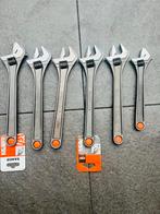 Bahco verstelbare moersleutels - set van 6, Doe-het-zelf en Verbouw, Gereedschap | Handgereedschap, Ophalen of Verzenden, Nieuw