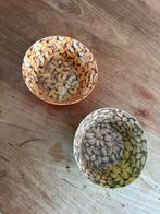 Borrel bakjes set, Kunststof, Schaal, Rond, Ophalen of Verzenden