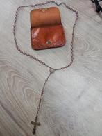 Vintage Rozenkrans met Lederen Etui, Ophalen of Verzenden