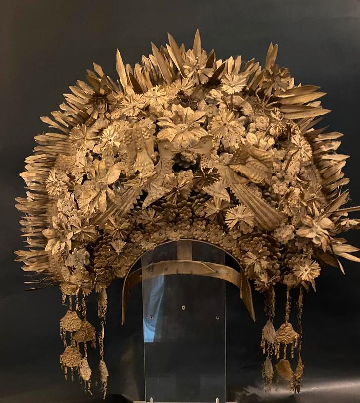 Suntiang bruidskroon sumatra, Antiek en Kunst, Kunst | Niet-Westerse kunst, Ophalen of Verzenden