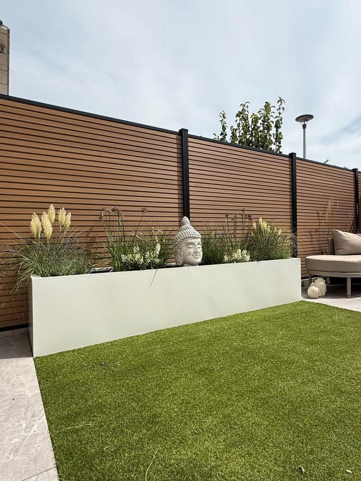 Plantenbakken, Tuin en Terras, Bloembakken en Plantenbakken, Nieuw, Metaal, Minder dan 30 cm, Rond, Ophalen of Verzenden