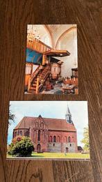 2 Ansichtkaarten Nederlandse Hervormde Kerk Holwierde, Ophalen of Verzenden