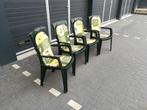 tuinstoelen met kussens, Ophalen, Zo goed als nieuw, Kunststof, Stapelbaar