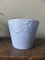 gratis verzenden vintage lichtblauwe bloempot roos W Germany, Verzenden, Zo goed als nieuw