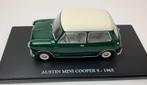 Atlas 1:24 Austin Mini Cooper S, donkergroen wit 1965, vitri, Nieuw, Overige merken, Ophalen of Verzenden, Auto