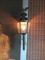 Antiek Koetslamp met Duitse adelaar met verlichting, Ophalen, Gebruikt, Elektrisch, Wand