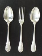 Christofle Marly antieke delen: 2 dinerlepels en 1 dinervork, Antiek en Kunst, Antiek | Bestek, Ophalen