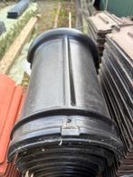 4x Monier 6 Halfronde Nokvorsten - Nieuw, Doe-het-zelf en Verbouw, Dakpannen en Dakbedekking, Ophalen, Steen of Klei, Zwart, Nieuw