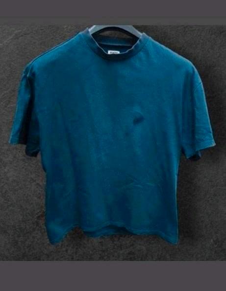 ✨️MTWTFSS WEEKDAY Blauw T-Shirt  - Maat M✨️, Kleding | Heren, T-shirts, Gedragen, Maat 48/50 (M), Blauw, Ophalen of Verzenden