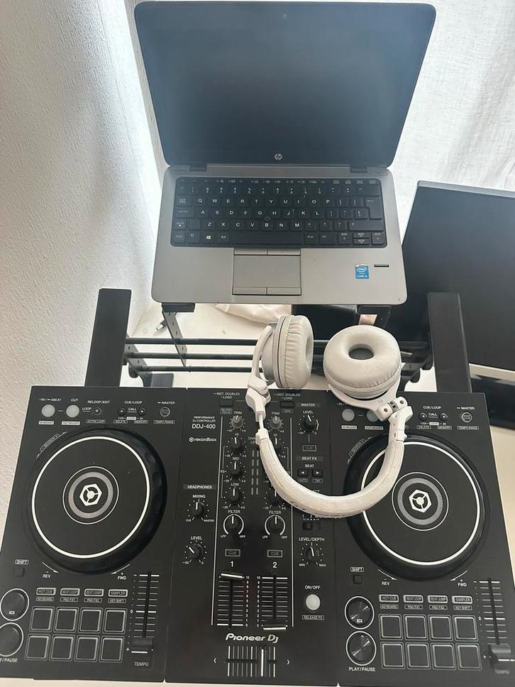 Pioneer DDJ-400 DJ Starter Kit - Compleet!, Muziek en Instrumenten, Dj-sets en Draaitafels, Zo goed als nieuw, Dj-set, Pioneer