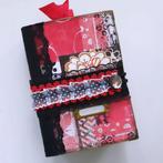 'Scarlett' handgemaakte A5 junk/art journal INCL. VERZENDING, Ophalen of Verzenden, Zo goed als nieuw, Overige merken