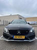 Mercedes-Benz C-Klasse C180 1.6 115KW Aut7 2015 Zwart, Auto's, Automaat, 65 €/maand, 1800 kg, Zwart