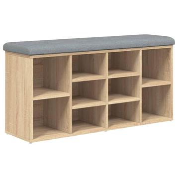 Schoenenbank bank schoenen 102x32x50 cm eiken GRATIS BEZORGD beschikbaar voor biedingen