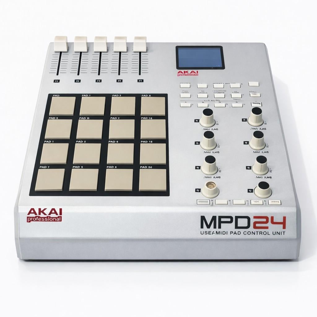 Akai MPD24 USB/MIDI Pad Controller, Ophalen of Verzenden, Gebruikt