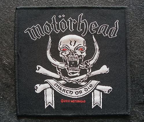 Motorhead  erg mooie official March or die 2010 patch 35, Verzamelen, Muziek, Artiesten en Beroemdheden, Nieuw, Kleding, Verzenden