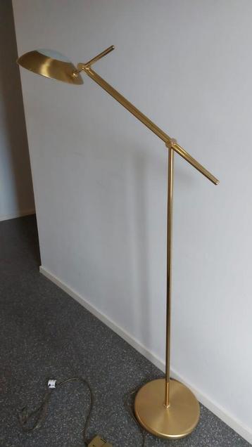 Messing staande lamp (dimbaar) beschikbaar voor biedingen