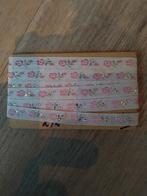 Roze met zilver band met kleine bloemen, Ophalen of Verzenden, Nieuw, Lint, Band of Elastiek