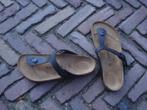 GRATIS VERZENDEN NIEUWE ZWARTE GIZEH BIRKENSTOCKS MT 42, Slippers, Verzenden, Zwart, Nieuw