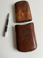 Lederen sigarenkoker, Ophalen of Verzenden, Gebruikt