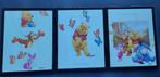 3 Schilderijtjes Winnie the Pooh, Ophalen of Verzenden, Overige figuren, Beeldje of Figuurtje
