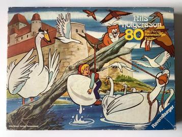 Vintage 1982 puzzel 80 Nils Holgersson Zwaneneieren Compleet beschikbaar voor biedingen