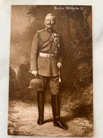 Wo1: ak kaiser Wilhelm II in feldgrau, Verzamelen, Ophalen of Verzenden, Landmacht, Nederland, Foto of Poster