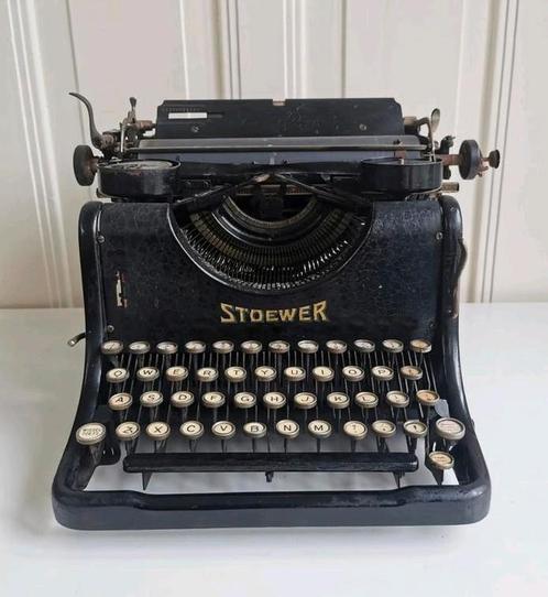 1925 Art deco Stoewer typemachine. Verzamelobject! Gietijzer, Antiek en Kunst, Antiek | Woonaccessoires, Ophalen of Verzenden