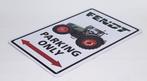 Fendt parking only tractor reclamebord van metaal wandbord, Reclamebord, Info@deconoord.nl, Deco Noord, Nieuw