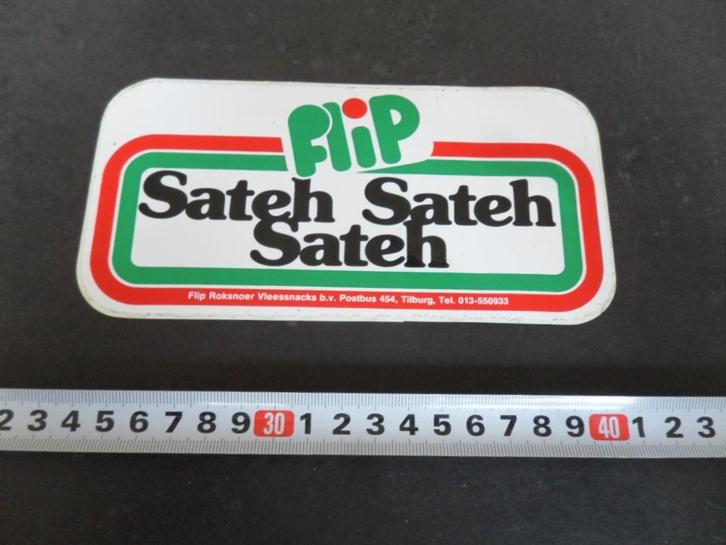 sticker Tilburg FLIP SATEH  Flip Roksnoer, Verzamelen, Stickers, Zo goed als nieuw, Ophalen