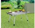 KAMPEERTAFEL. Aluminium roltafel 90 x 53 cm. Ruime 2 pers., Ophalen, Zo goed als nieuw, Campingtafel
