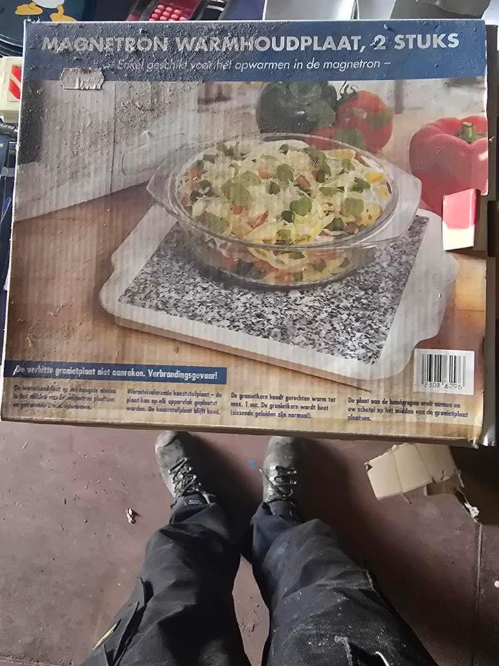 Magnetron Warmhoudplaat - 2 Stuks, Huis en Inrichting, Keuken | Keukenbenodigdheden, Gebruikt, Ophalen of Verzenden