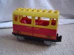 luxe passagierswagon voor de duplo trein (geel/rood), Ophalen of Verzenden, Gebruikt, Complete set, Duplo