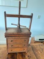 Antieke Mini Pers - Bladeren & Insecten, Antiek en Kunst, Ophalen