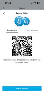 Glazen zegels AH, Verzamelen, Supermarktacties, Albert Heijn, Ophalen of Verzenden