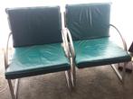 Twee design fauteuils Gerard van den Berg, Ophalen, Gebruikt, Riet of Rotan, Twee