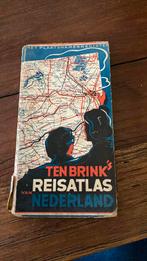 Reisatlas van Nederland 1947 Ten Brink’s, Boeken, Atlassen en Landkaarten, Nederland, Gelezen, Overige typen, Ophalen of Verzenden