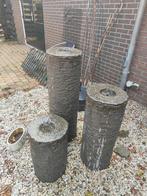 Betonnen Waterfontein - 3 Zuilen, Tuin en Terras, Ophalen, Gebruikt, Beton, Fontein