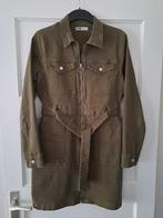 Nieuwstaat FB Sister spijkerjurk Legergroen maat L, Maat 42/44 (L), Nieuw, Ophalen of Verzenden, FB Sister