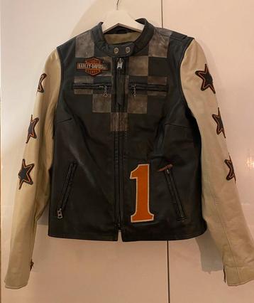 Harley Davidson leren motorjack dames S beschikbaar voor biedingen