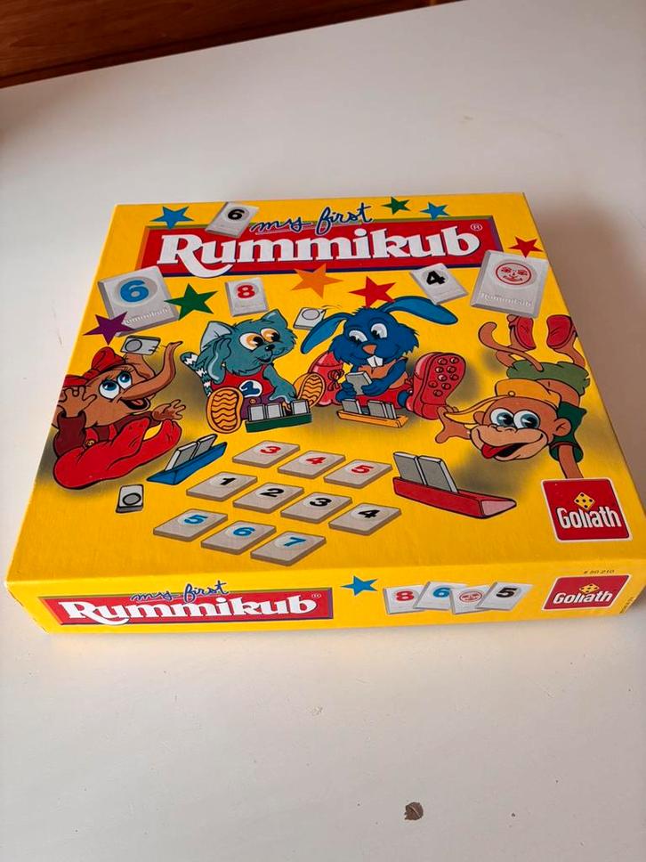 My First Rummikub – Goliath, compleet & gebruikt, Hobby en Vrije tijd, Gezelschapsspellen | Overige, Zo goed als nieuw, Ophalen of Verzenden