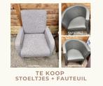 twee kuipstoeltjes + een fauteuil, Ophalen