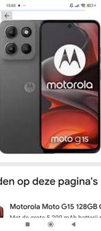 Motorola g15, Ophalen of Verzenden, Nieuw, 6 megapixel of meer, Zwart