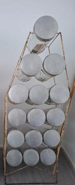 Snoeppottenrek 15 glazen snoeppotten, Antiek en Kunst, Ophalen