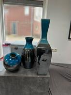 18 vazen in 3 maten. Vazen set van 3 - Todo Mundo, Huis en Inrichting, Ophalen, Gebruikt, 50 tot 75 cm, Blauw