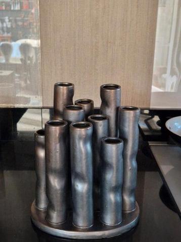 Decorative Metalen Vaas/Object Organische vormen.  beschikbaar voor biedingen