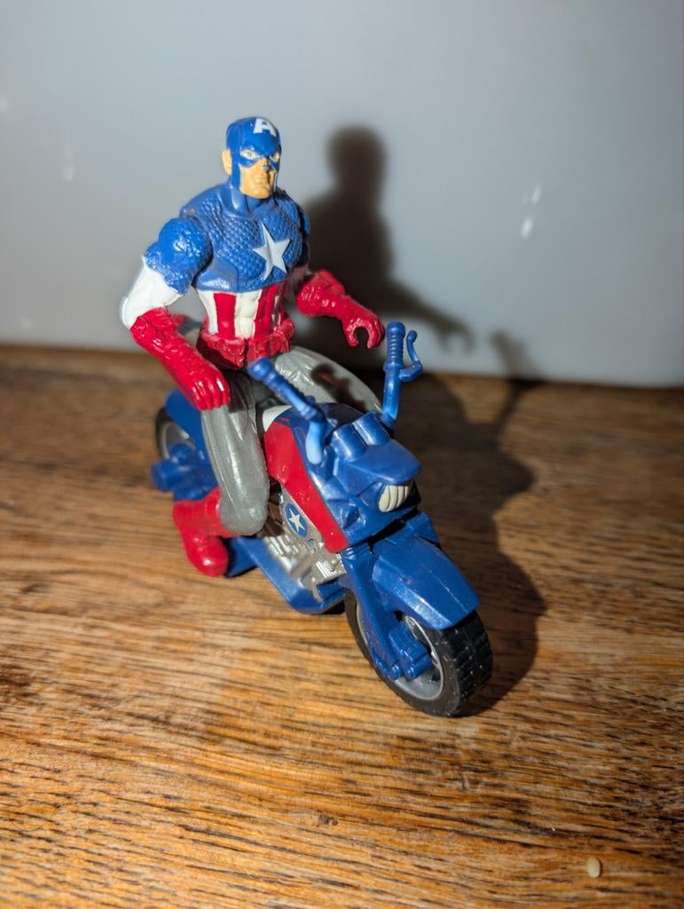 Captain America Motorfiets Speelgoed, Ophalen of Verzenden, Gebruikt
