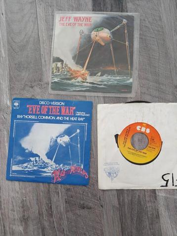 Jeff Wayne - The Eve of the War 7 inch singles 3stuks beschikbaar voor biedingen
