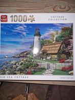King Puzzel 1000 stukjes - Vuurtoren, Ophalen of Verzenden, 500 t/m 1500 stukjes, Zo goed als nieuw, Legpuzzel