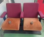 Vintage Bioscoopstoelen - Set van 2, Huis en Inrichting, Stoelen, Gebruikt, Twee, Overige kleuren, Vintage
